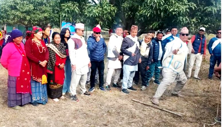 उदयपुरमा  तमु ल्होसार भव्य