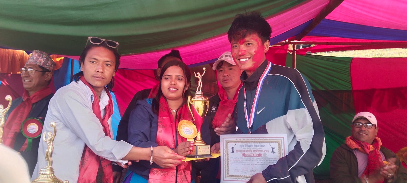 रौतामा भलिबलः सेनालाई हराउँदै आयोजकले उचाल्यो उपाधि