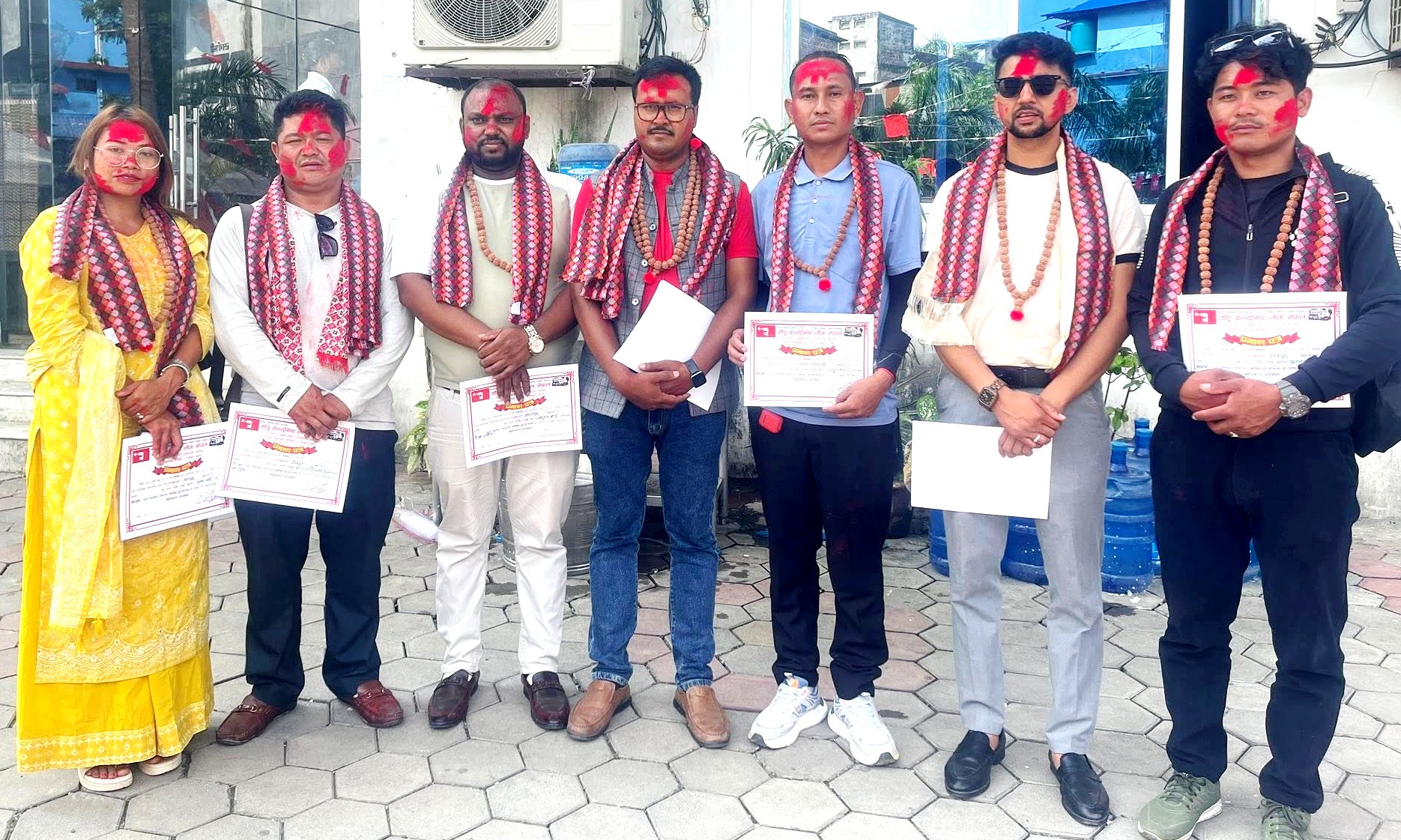 वाईसिएल १ नंं प्रदेश अध्यक्षमा आयन्द्र, उदयपुरबाट २ पदाधिकारी